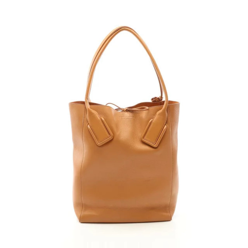 Bottega Veneta Basket Tote Bag Leather Beige Cream